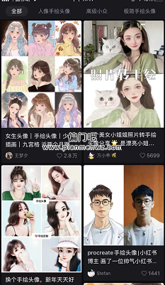 小红书手绘头像网上赚钱项目，轻松月入过万