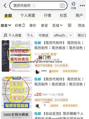 年入10万的冷门赚钱项目之AI代做简历