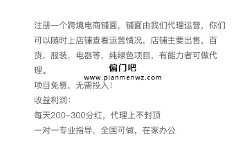 揭秘月入1万+的跨境代运营黑色赚钱项目